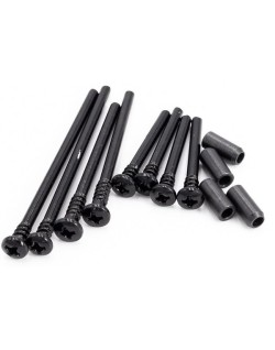 Hobbytech Kit axe fixation triangles et étriers (12Pcs) Rogue Terra ROG-051