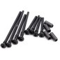 Hobbytech Kit axe fixation triangles et étriers (12Pcs) Rogue Terra ROG-051