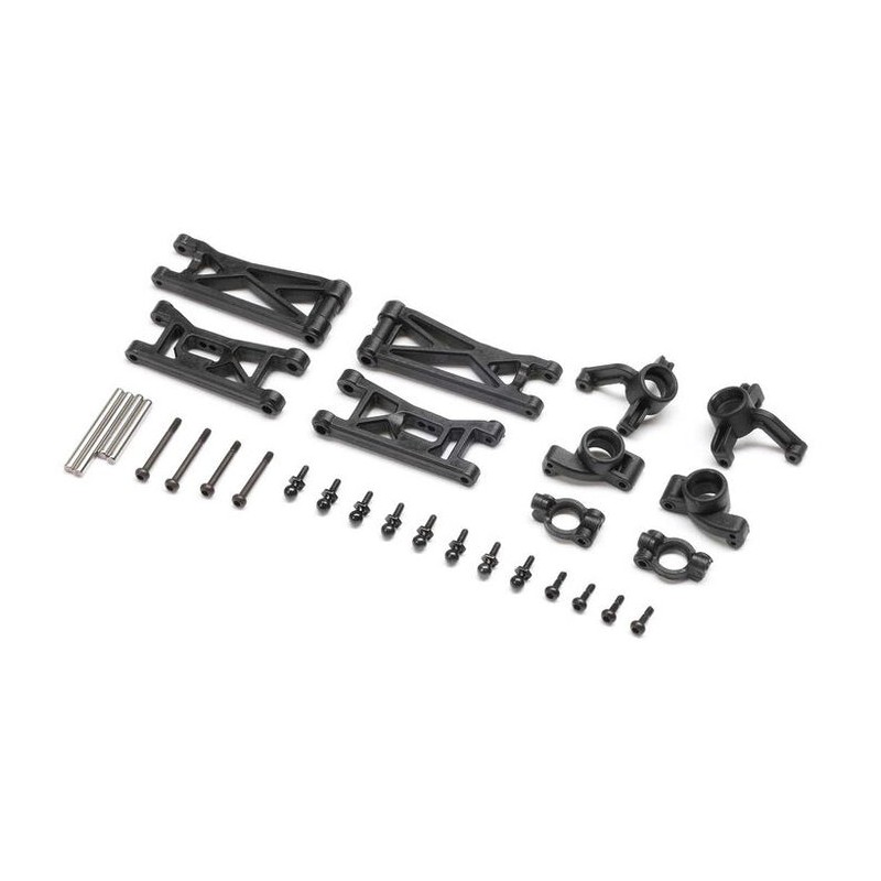 LOSI Kit Triangles + Fusées + Portes fusées + Axes (14 Pcs + Visserie) Micro-B LOS-1768
