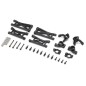 LOSI Kit Triangles + Fusées + Portes fusées + Axes (14 Pcs + Visserie) Micro-B LOS-1768