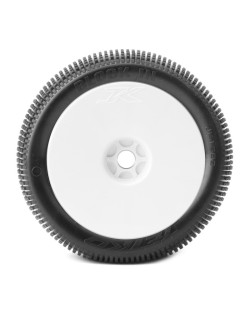 Pneus Jetko Truggy 1/8 Block In (2) sur jantes blanches