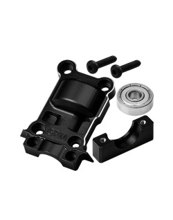 GPM Aluminum 7075 Alloy Rear Lower Gear Cover Black for 1/5 X-Maxx / 1/6 XRT
