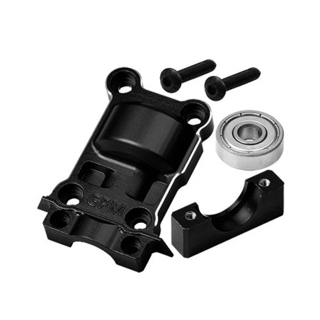 GPM Aluminum 7075 Alloy Rear Lower Gear Cover Black for 1/5 X-Maxx / 1/6 XRT