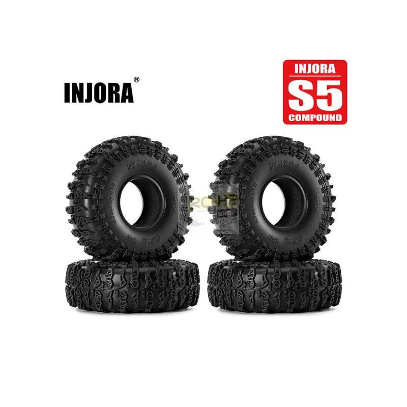 INJORA S5 Cling On 1.9" 4.75" OD Tires (4) (120*42mm)