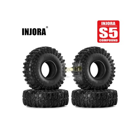 INJORA S5 Cling On 1.9" 4.75" OD Tires (4) (120*42mm)