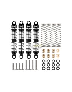 Amortisseurs INJORA à huile filetés de 59 mm de long pour TRX4M (4M-42) 1/18, noir