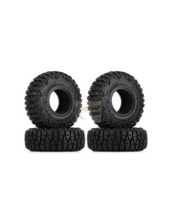 Pneus tout-terrain INJORA 1" 60 x 20 mm pour chenilles RC 1/24 (4) (T1006)