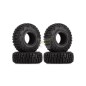 Pneus tout-terrain INJORA 1" 60 x 20 mm pour chenilles RC 1/24 (4) (T1006)