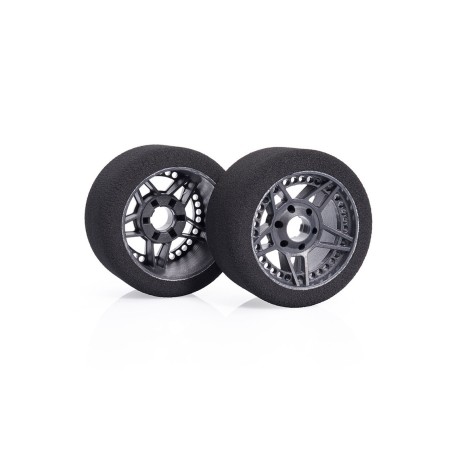 Pneus avant Matrix 1/8 FIVE Carbon 32 Shore pour modèles RC (37 mm | 69 mm | 32Sh)