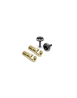 T-Work's Cache-Connectique Pk Or 5mm (4Pcs) Noir/Noir EA-042-5-BB