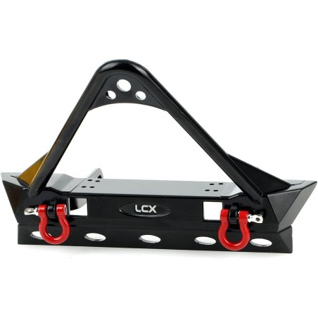 LCX Pare-chocs avant en métal Racing 1/10e RC Crawler pour Traxxas TRX4 TRX6 Axial SCX10 II 90046