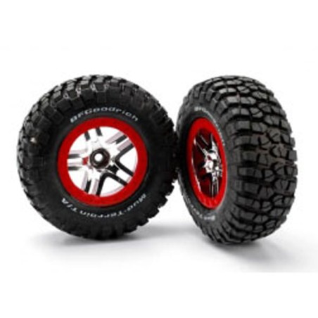 ROUES AVANT MONTEES COLLEES BF GOODRICH POUR 4X2 UNIQUEMENT (2)