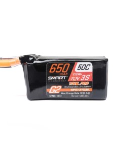 11.1V 650mAh 3S 50C Smart G2 Trail Pro LiPo Battery: IC2