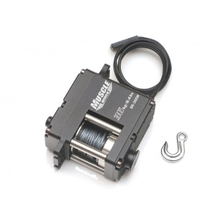 BR-36SW Muscle Winch Treuil servo étanche à couple élevé de 36 kg avec unité de bobine libre