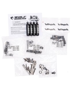 Hobbytech Amortisseurs Aluminium Wolf 90mm (x4) HT-SU1801155