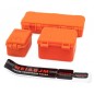 Hobbytech Set de Trois Valises de protection (3Pcs) ORANGE