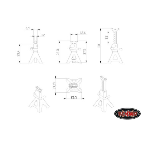 Chandelles Chubby Mini 3 tonnes RC4WD