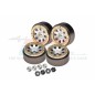 Jantes SLVR Beadlock 1.0 8 trous en aluminium  (4) GPM TRX-4M, SCX24
