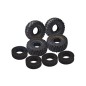 Pneus SLVR Grip larges 1.0 avec inserts 60 x 25MM (4p) pour TRX4M  ,SCX24