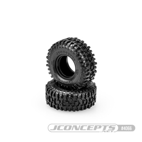 Pneus Tusk 1.0 super tendres/verts (2) JConcepts Traxxas TRX-4M pour JC-3446 (D57 mm)
