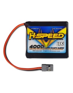 Batterie LiPo 4000 mAh 3,7 V TX H-SPEED pour M17 (61 x 46 x 15 mm)
