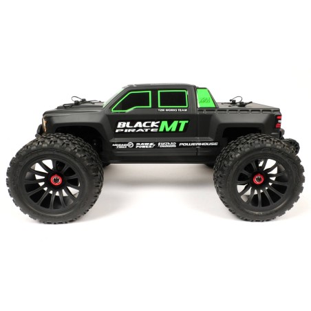 T2M Monster Truck Black Pirate MT 1/10 XL Vert