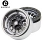 RhinoRC MOZA Negative OffSet Aluminum 1.9 Inch Wheel Rim Titanium (4)