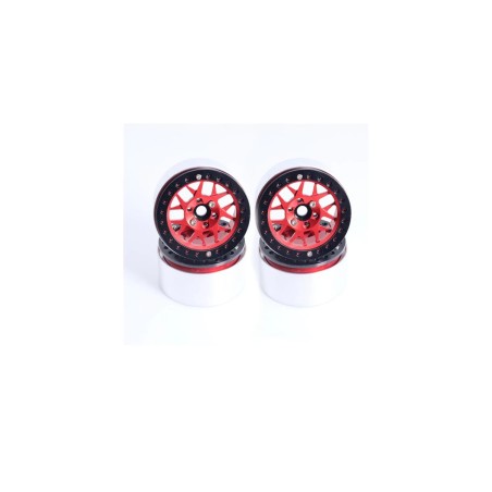 Jantes 1.9 aluminium 4pcs - KM12 rouge - TSP-601874