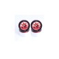 Jantes 1.9 aluminium 4pcs - KM12 rouge - TSP-601874