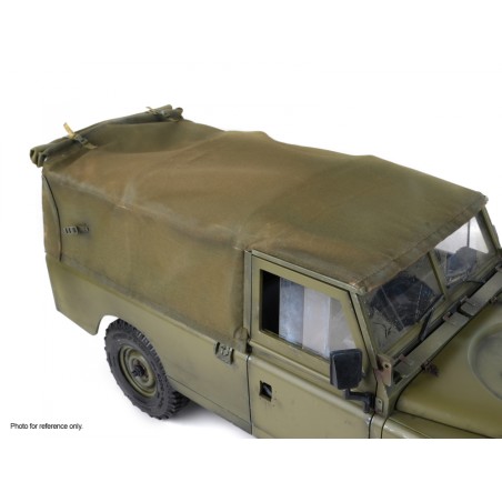 capote et d'arceaux Boom Racing KUDU™ en toile (sable) pour Land Rover série 109 pour BRX02 109