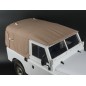 Capote et arceaux en toile souple Boom Racing BRX02393 KUDU (sable) pour Land Rover série 88