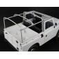 Capote et arceaux en toile souple Boom Racing BRX02393 KUDU (sable) pour Land Rover série 88