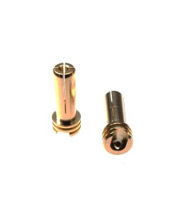 Prise PK Laiton avec refroidisseur 5mm ( 2p )