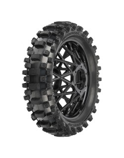 Proline Pneus Dunlop Geomax MX33 CR4 + Jante Arrière Noir PROMOTO-MX PRO1023010
