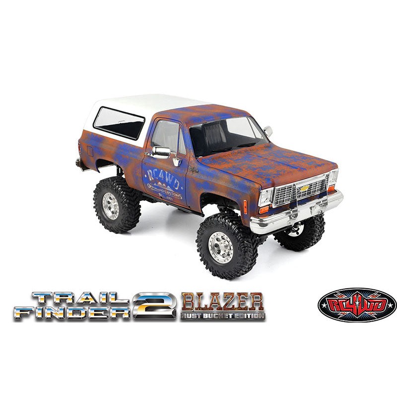 RC4WD Z-RTR0055 Trail Finder 2 RTR avec carrosserie rigide Chevrolet Blazer Rust Bucket