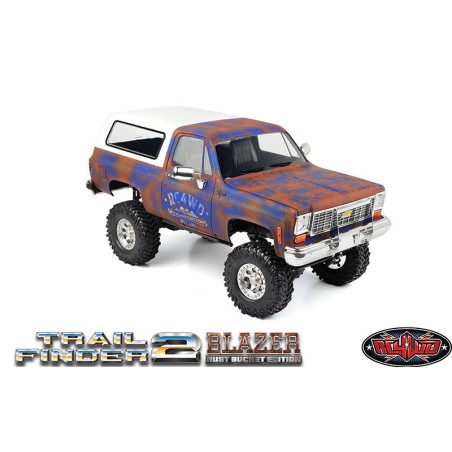 RC4WD Z-RTR0055 Trail Finder 2 RTR avec carrosserie rigide Chevrolet Blazer Rust Bucket
