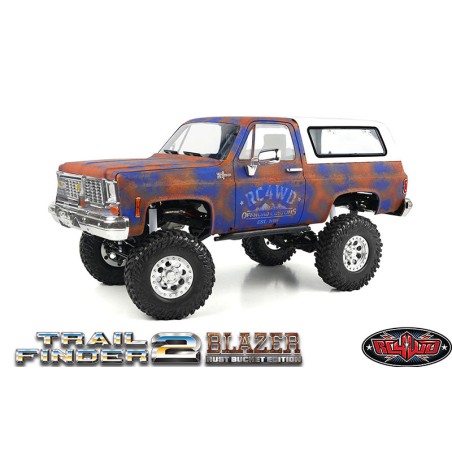 RC4WD Z-RTR0055 Trail Finder 2 RTR avec carrosserie rigide Chevrolet Blazer Rust Bucket