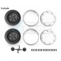 Jantes métallique GRC 1.9 G10 (2) noires GRC/G0130KB