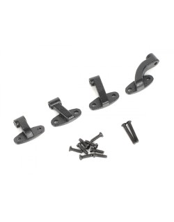 charnières de porte en métal Boom Racing BRX02381BK pour Land Rover Série II 88 Station Wagon Noir pour BRX02 88