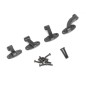 charnières de porte en métal Boom Racing BRX02381BK pour Land Rover Série II 88 Station Wagon Noir pour BRX02 88