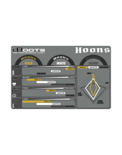 Arrma Pneus Arrière Felony Dboots Hoons White ( Hard ) + Jantes (x2) ARA550073