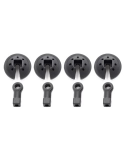 Chape et maintien de ressorts amortisseurs 1/8ème HTR 16mm