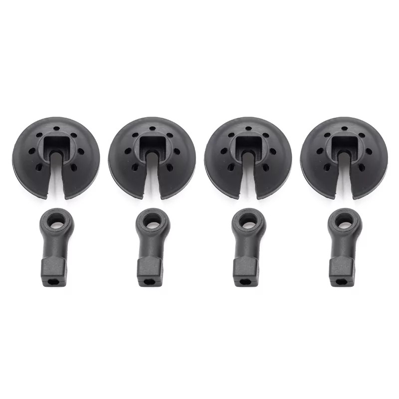 Chape et maintien de ressorts amortisseurs 1/8ème HTR 16mm