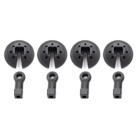 Chape et maintien de ressorts amortisseurs 1/8ème HTR 16mm