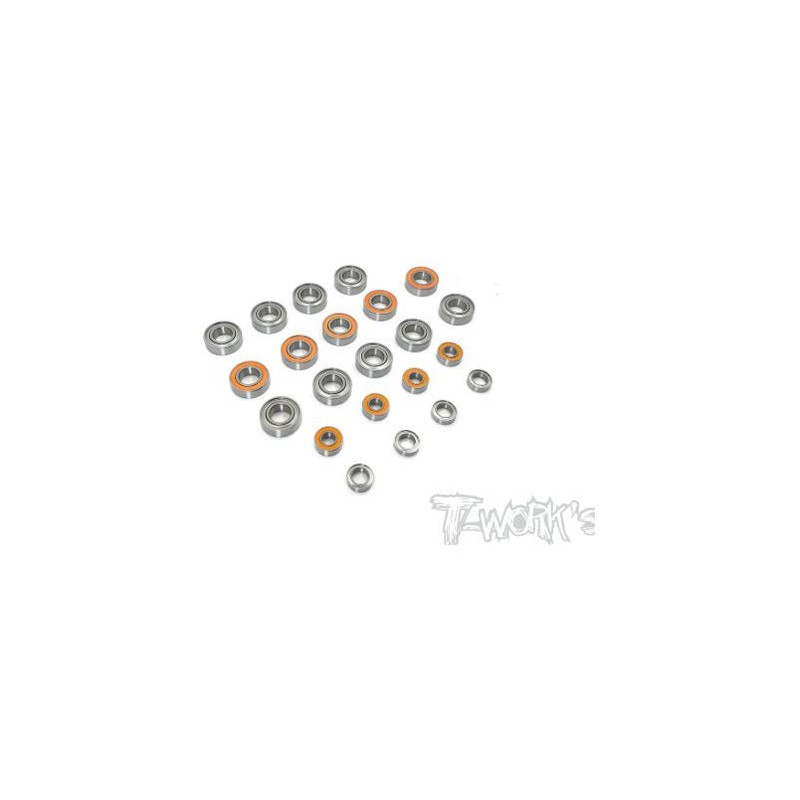 T-Work's Kit roulements 22pcs Kyosho MP9E BBS-MP9E
