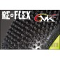 Pneus REFLEX montés collés sur Jantes Ultra jaune