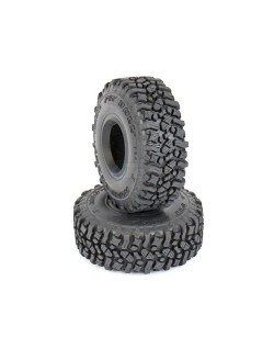 Pneus RC Pit Bull Xtreme Rock Beast à l'échelle 1,55 (composant extraterrestre) avec mousse 3,85 x 1,35, 2 pièces