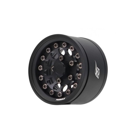 Jantes en aluminium réglable Boom Racing BRPB155013MBKMBK ProBuild 1,55" R12 (2) Noir mat/Noir mat