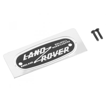 Badge Land Rover® en acier inoxydable Boom Racing BRX02361 Solihull pour BRX02 88