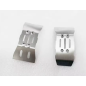 Protection de châssis avant et arrière en acier inoxydable, 2 pièces, pour Arrma 1/14 Mojave Grom RC
